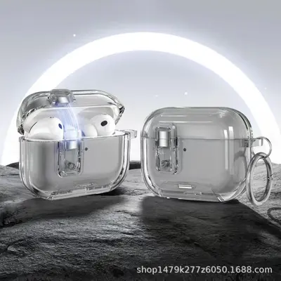 Transparent Magnetic Protective Case for AirPods Pro 3 and AirPods 4 - 8