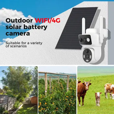 Solar 4G Surveillance Camera 8MP, Outdoor Night Vision