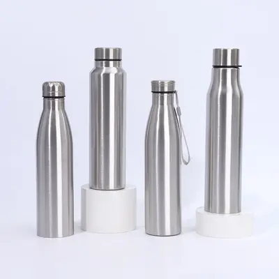 Stainless Steel Gourd Travel Mug with Carry Rope, Large Capacity