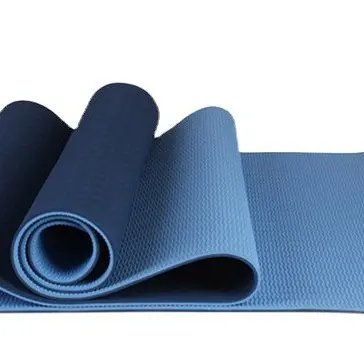 TPE çift renkli yoga matı, 183x61x0,6 cm, başlangıç seviyesi - 3
