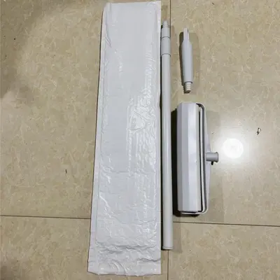 粘毛器滚筒长杆伸缩粘毛刷衣物滚刷粘毛器可撕纸拖把除尘滚筒 - 13