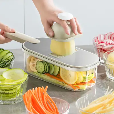 Multifunctional vegetable grater, safe, stainless steel