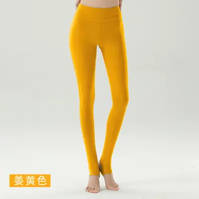 2024新款瑜伽裤女踩脚高腰提臀健身裤蜜桃臀紧身裤速干瑜伽服长裤 - 11