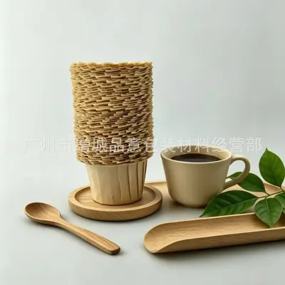 Natural Disposable K-Cup Coffee Filter Paper for Capsule Coffee Machines - 2