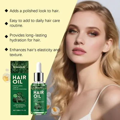 GleamXi Moisturizing Hair Care Oil, Light, Non-Greasy Formula - 5