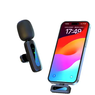 BYS J3 Wireless Lavalier Microphone with Noise Reduction for Live Streaming