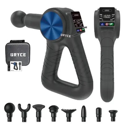 Massagepistole mit Hitze-/Kältefunktion, 16 mm Hub, 35 kg Schubkraft - 7