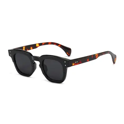 Retro Studded Women's Sunglasses with UV Protection - 9