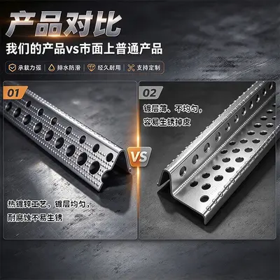 Hot-Dip Galvanized Perforated Corner Bead for Plaster