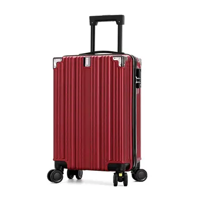 Retro Large-Capacity Wheeled Trolley Suitcase, Lightweight and Durable, Combination Lock - 8