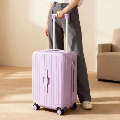 New Mulily brand luggage, 20 inch wheeled suitcase for women, 24 inch large capacity travel suitcase for men, multifunctional cabin size luggage. - 11