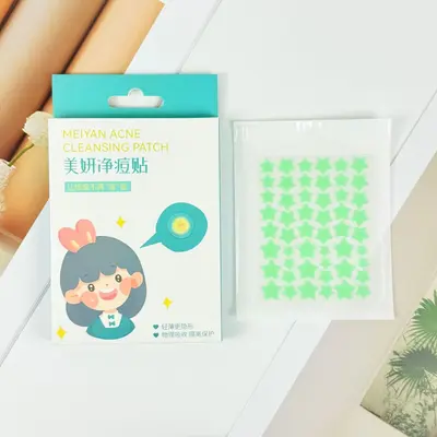 痘痘贴星星正版可化妆遮痘贴水胶体祛痘贴吸脓有刺青少年痘痘贴 - 8
