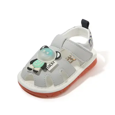 Baby First Walking Shoes with Soft Sole, Non-Slip Breathable Summer Sandals - 8