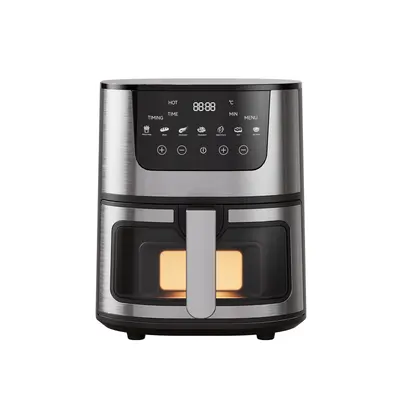 Sichtbarer Air Fryer, grenzüberschreitender airfryer, Edelstahl, Computerversion, intelligenter Haushalts-Elektro-Heißluftfriteuse, großes Fassungsvermögen, Export - 9