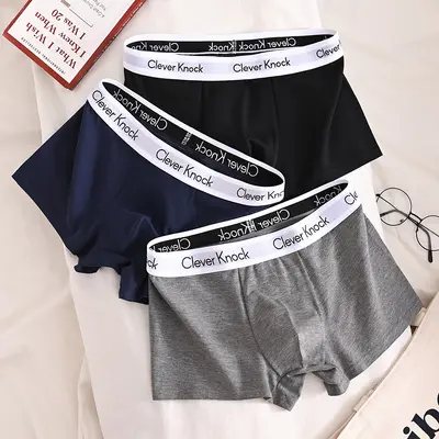Herren-Boxershorts aus 100% Baumwolle, einzeln verpackt - 3