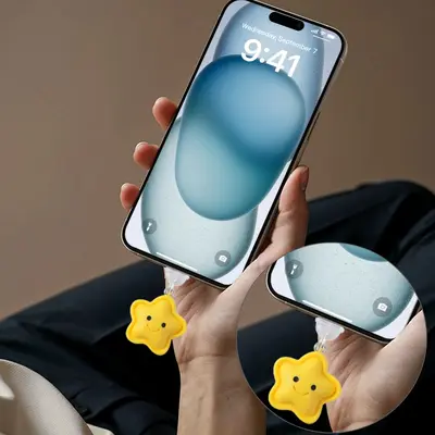 Universal Cartoon Phone Dust Plug Silicone Port Stopper for Type-C Apple Android Huawei