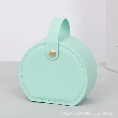 Halbkreis tragbare Schmuckschatulle Aufbewahrungsbox Prinzessin Handtasche Mini Ohrringe Halsketten Ringbox grenzüberschreitender Spotverkauf - 10