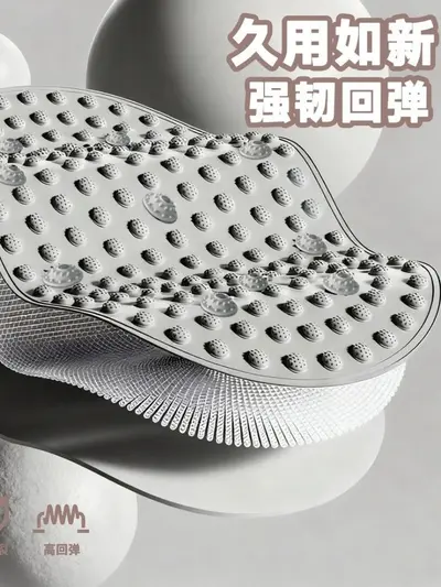 懒人瑜伽养生神器液体硅胶指压板软乎乎软弹按摩运动锻炼脚垫子
