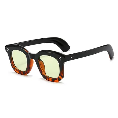 Square Frame Fashion Sunglasses, Unisex High-End Look - 9