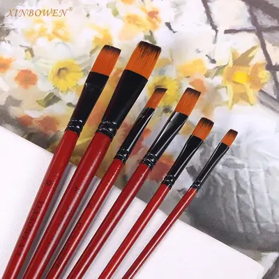 Nylon-Aquarellpinsel-Set 6-teilig - 5