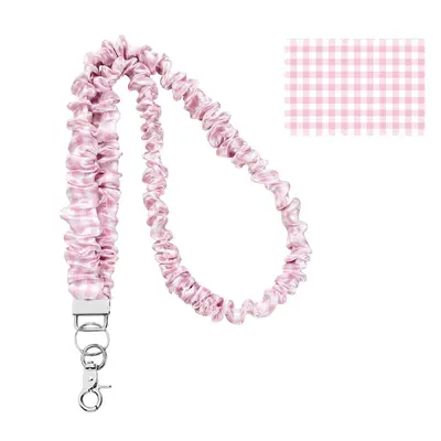 Thick Hair Tie Lanyard with ID Card Holder Strap