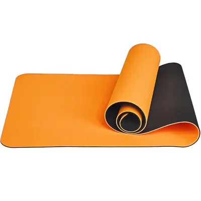 6mm Double-Layer TPE Yoga Mat, Two-Color Fitness Exercise Mat - 7