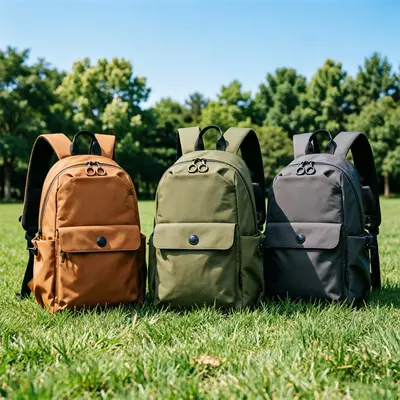 2025 Nylon Backpack Multifunctional Student Bag for Men and Women Casual Travel - 3