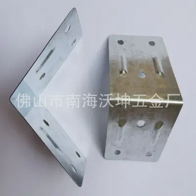 In-stock connector sheet metal corner protectors, iron wooden box packaging case accessories, galvanized plate corner wraps, non-perforated and perforated metal corner protectors