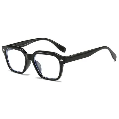 X1065 Square-Frame Blue-Light Blocking Plain Glasses, Ultra-Light