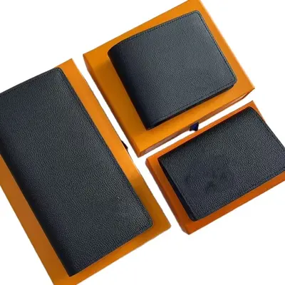 Men's Long Clutch Wallet Granular Texture Multi-Card Wear-Resistant Coin Pocket - 5
