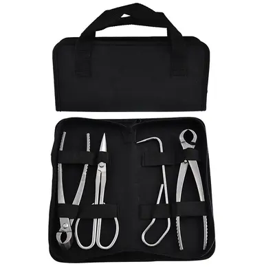 Bonsai Pruning Shear Set, Diagonal Pliers, 6 Pieces - 7