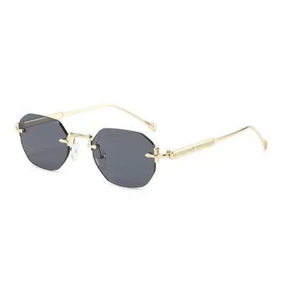 Frameless Polygon Sunglasses for Men and Women - 3