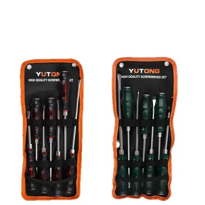 Impact screwdriver set with Phillips and flat head - 6