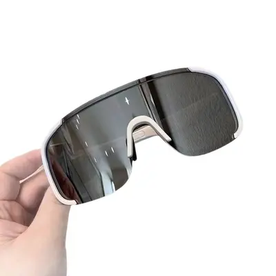 Oversized Unisex Sunglasses with UV Protection - 6