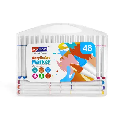 Acrylic marker pen set for children's drawing and painting - 6