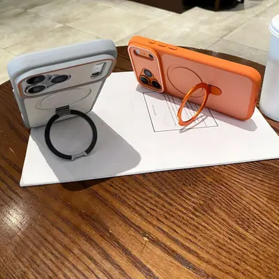 iPhone 18 Pro Max Uyumlu Manyetik Standlı Telefon Kılıfı, Darbeye Dayanıklı