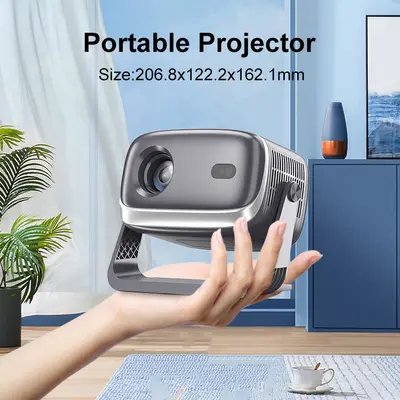 Özel Model Bestseller Taşınabilir Projektor Otomatik Odaklama 1080P Ev Ofis Yatak Odası Duvar Projektörü Ev Sinemas 4K - 4