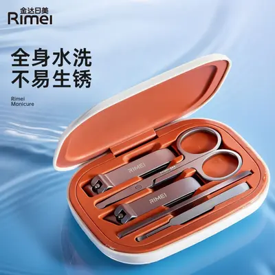 金达日美不锈钢指甲刀套装家用差旅便携指甲剪修甲工具指甲钳现货 - 4