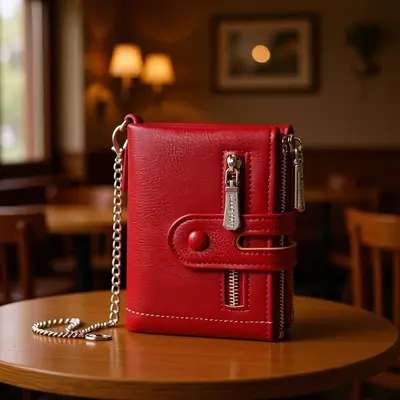 Women's Short Wallet, PU Leather, Card Holder and Coin Pocket