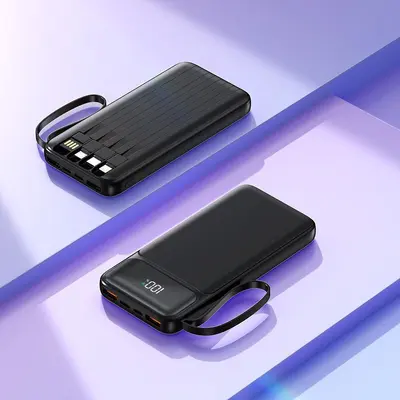 New 3C Certified Fast Charging Mobile Power Bank Large Capacity Ultra-Thin Portable Charger 10000mAh Power Bank Customizable - 8