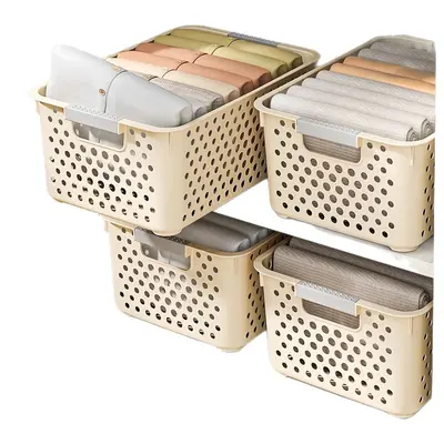Miscellaneous storage basket snack toy organizer box household plastic storage box kitchen cabinet basket desktop storage basket