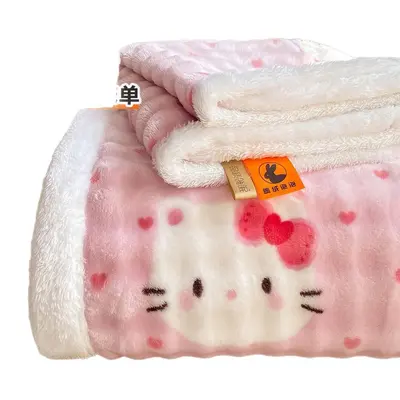 Thick Fleece Bed Sheet Set, Warm Winter, Three-Piece