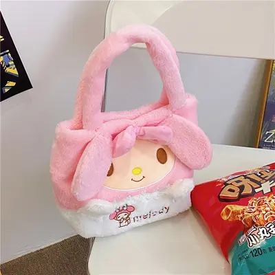 Plüsch-Cartoon-Handtasche mit Puppenfigur - 8