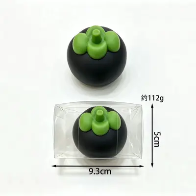 Slow Rebound Fruit and Vegetable Squishy Toy, Silicone Stress Reliever - 7