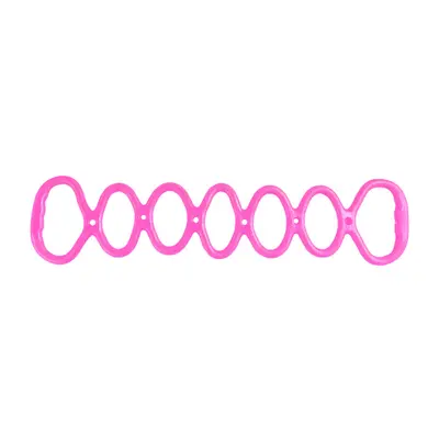 Silicone Resistance Band with Seven Holes for Strength Training and Yoga - 8