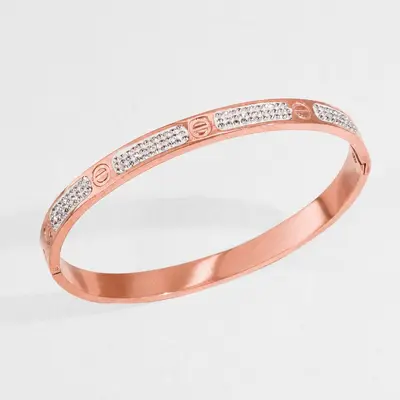 Titanstahl Armband Goldfarbe, langlebige Beschichtung - 8