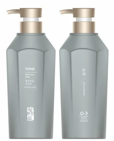 Herbal Oil-Control Volumizing Anti-Dandruff Shampoo and Conditioner Care Set, Large Capaci