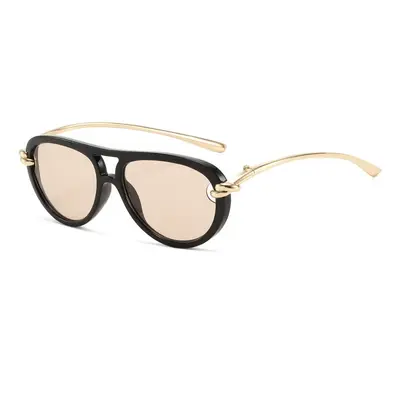 Unisex Toad-Shaped Double-Bridge Sunglasses, UV Protection - 9