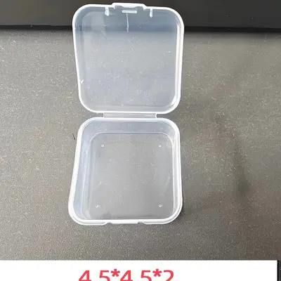 Depolama balık oltası ilaç boş kutu küçük kutu yüksek şeffaf plastik küçük kare kutu su elmas kulak tıkacı kutusu yeni malzeme şeffaf mücevher kutusu - 8