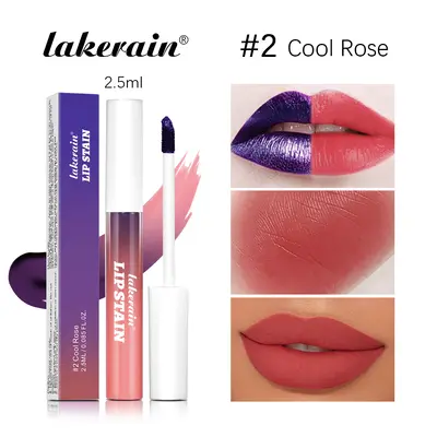 Peelable Matte Lip Tint, Easy Color Application, Non-Stick - 8
